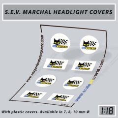 S.E.V MARCHAL HEADLIGHT COVERS